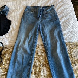 Madewell slim wide leg full length size 30
